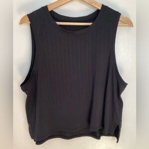 lululemon athletica Dark Gray Muscle Tee M/L